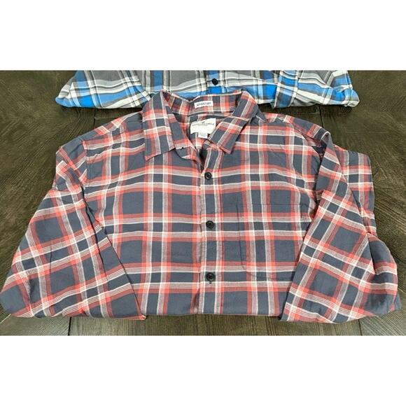 2 American Eagle Long Sleeve Button Up Seriously Soft Plaid Shirt Men's XL - Picture 2 of 11